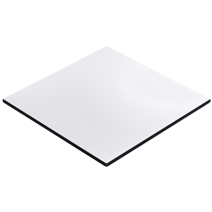 COMPACT | Gastro HPL Tischplatte | B:T 70 x 70 cm | Weiß | Quadratisch