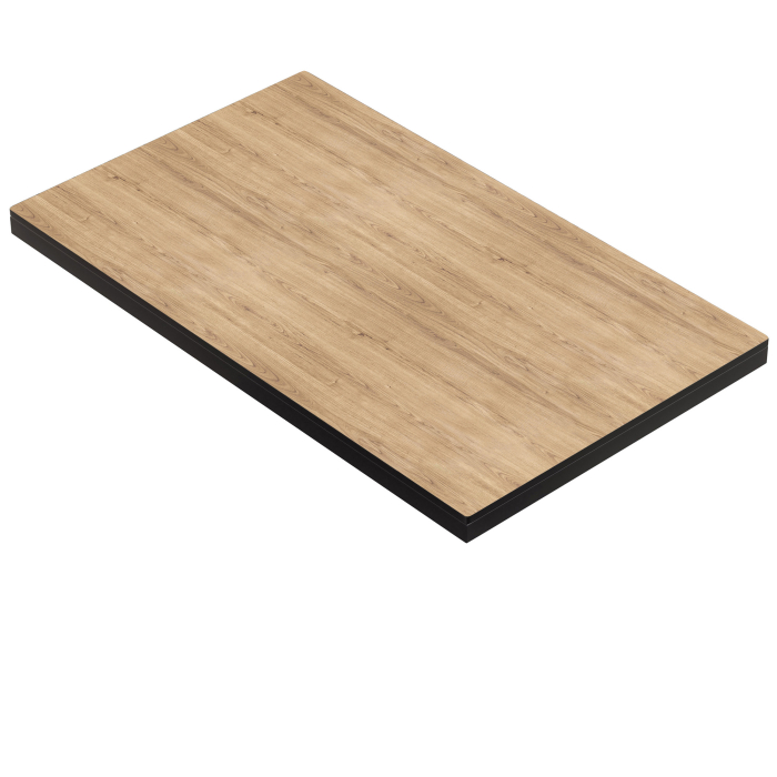 KOMPAKT STÅL | Gastro HPL-bordsskiva | B:D 120 x 70 cm | 4,2 cm tjock | Ek | Rektangulär