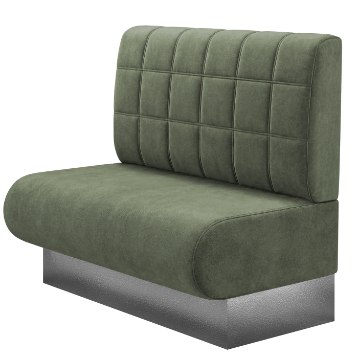 NINVA | Gastrobank | B:H 100 x 103 cm | Grün | Blocks | Samt