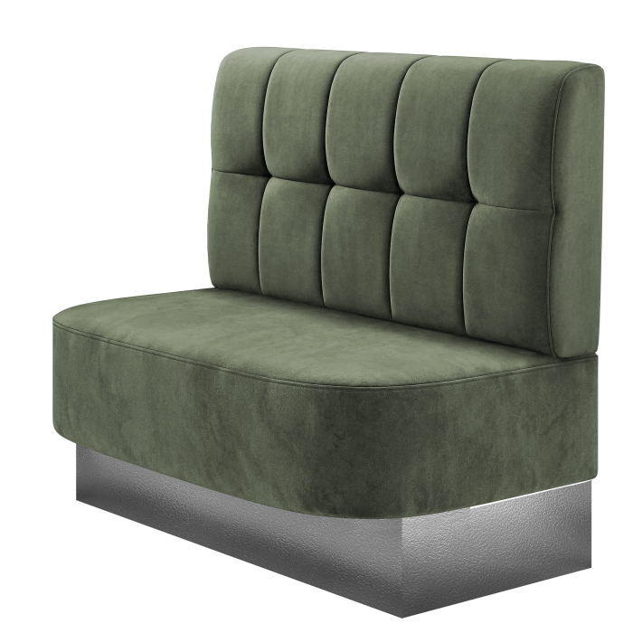 THOMAS | Gastrobank | B:H 100 x 103 cm | Samt | Button | Samt