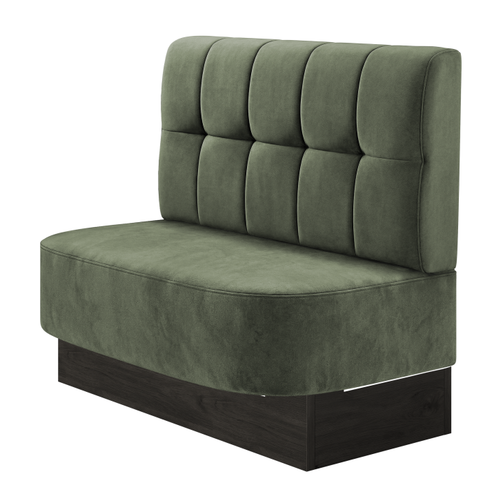 THOMAS | Gastrobank | B:H 100 x 103 cm | Samt | Button | Samt