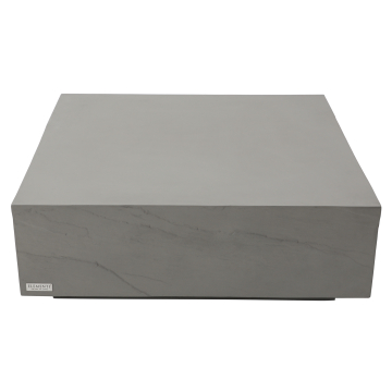 COLORADO | Design-sohvapöytä | L:S:K 101 x 101 x 35 cm | Betoni | Harmaa