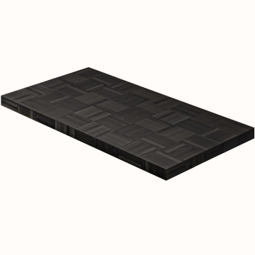 COLUMBIA | Gastro Tischplatte | 200 x 100 x 6 cm | Rechteckig | Schwarz