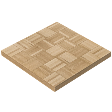 COLUMBIA | Plateau de table gastro | 70 x 70 x 6 cm | Carré | Chêne