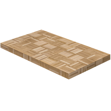 COLUMBIA | Gastro Tischplatte | 160 x 90 x 6 cm | Rechteckig | Eiche