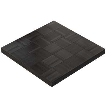 COLUMBIA | Gastro tafelblad | 70 x 70 x 6 cm | Vierkant | Zwart