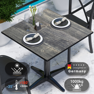 COMPACT | HPL bordplate | B:D 60 x 60 cm | Rustikk furu | Torget