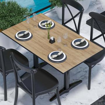 COMPACT | Tablero de mesa Compacto | 120x70cm | Roble