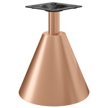 CONE | Struttura tavolo bistro | Altezza: 72 cm | Rame | Base: Ø 45 x H 48 cm