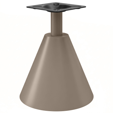 CONE | Bistro Tischgestell | Höhe: 72 cm | Taupe | Fuß: Ø 45 x H 48 cm