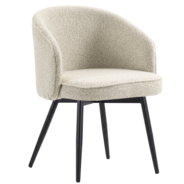 Antonella | Hotell Stol | Beige | Teddystoff