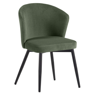 Lynn | Hotel Chair | Green| Velvet