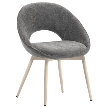 LIAM | Hotel Chair | Fabric/Textile | Grey
