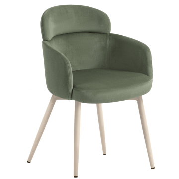 SELINA | Hotel Chair | Velvet | Green