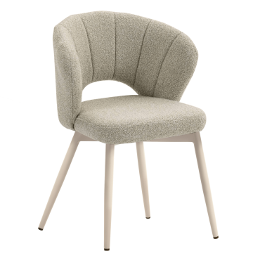 JOHANNA | Hotellstol | Teddystoff | Beige