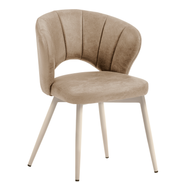 JOHANNA | Hotellituoli | Nahka | Beige