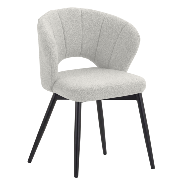 JOHANNA | Hotellstol | Teddystoff | Creme