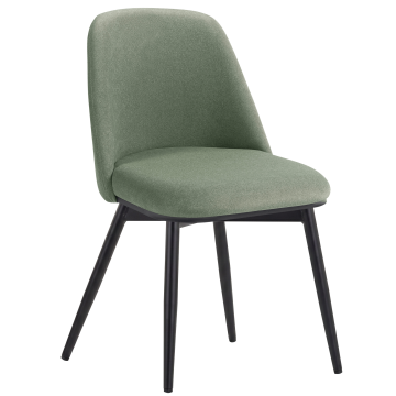 TINA | Fauteuil d'hôtel | Velours | Gris | Fonction pivotante