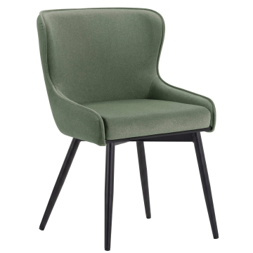 JULIUS | Hotel Chair | Velvet | Grey | Swivel Function