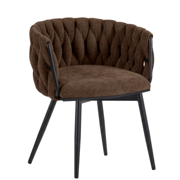MARIS | Hotellituoli | Tekstiili/Kangas | Ruskea | Kiertotoiminto