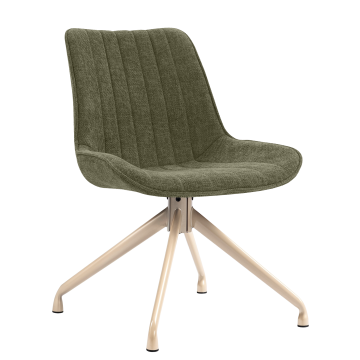 EMILY | Hotellstolpe | Stoff/Tekstil | Grønn | Svingestol