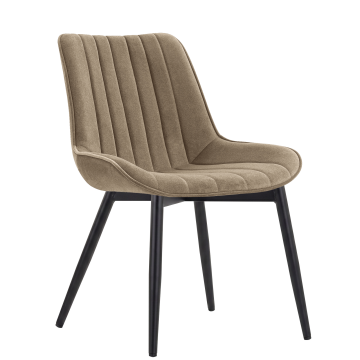 EMILY | Hotelstol | Samt | Taupe