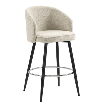 ANTONELLA | Hotel Barhocker | Beige | Teddystoff