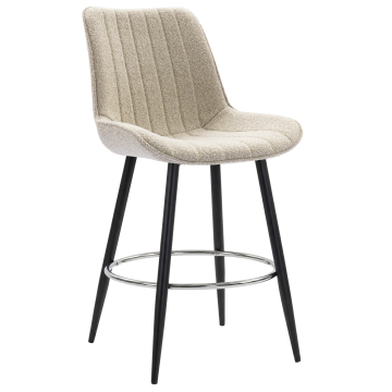 EMILY | Hotel Barhocker | Teddystoff | Beige