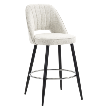SOPHIE | Hotel Barhocker | Creme | Teddystoff