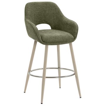 KATARINA | Hotel Barhocker | Stoff/Textil | Grün