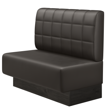 MELISSA | Gastrobank | B:H 100 x 103 cm | Braun | Blocks | Leder