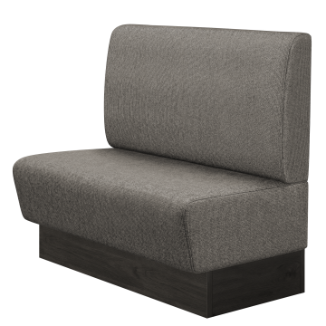 DENVER | Gastrobank | B:H 100 x 103 cm | Grau | Glatt | Stoff/Textil