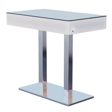 COOZY | LED Club Stehtisch | B:T:H 120 x 70 x 115 cm | RGB | Akku | Rechteckig