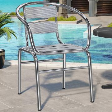 COSTA | Chaise bistrot en aluminium