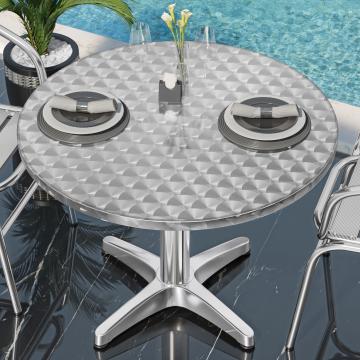 COSTA | Aluminium Bistrotafelblad | Ø60cm