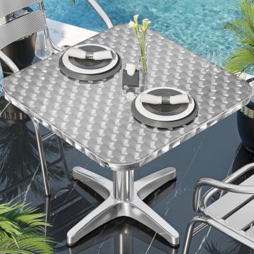COSTA | Aluminium Bistrotafelblad | 60x60cm