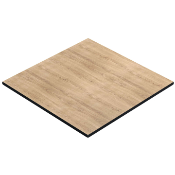 KOMPAKTI | Gastro HPL -pöytälevy | L:S 60 x 60 cm | Tammi | Neliönmuotoinen