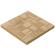 COLUMBIA | Gastro bordplate | 70 x 70 x 6 cm | Firkantet | Eik