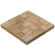 COLUMBIA | Gastro tabletop | 80 x 80 x 6 cm | Square | Oak