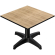 CPBL | Kompakt salongbord | B:D:H 60 x 60 x 42 cm | Eik / aluminium | Ekstra vekt