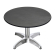 CPBL | Tavolo lounge compatto | Ø:H 60 x 42 cm | antracite / alluminio | peso aggiuntivo