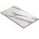 COMPACT | Mesa de HPL Gastro | 180 x 90 cm | Mármol Blanco | Redonda