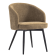 Antonella | Hôtel Chaise | Taupe | Tissu/Textile