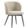 Ava | Chaise d'hôtel | Beige | Tissu Teddy