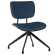 Valerie | Chaise de bistrot | Bleu | Velours | Pivotant