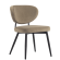 Yara | Hotelstol | Taupe | Samt