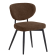 Yara | Hotelstol | Brun | Stoff/Tekstil
