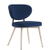 Yara | Hotel Chair | Blue | Velvet | Frame White
