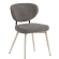 Yara | Chaise de hôtel | Gris | Tissu / Textil | Structure blanche