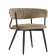 Elin | Hotel Chair | Taupe | Velvet
